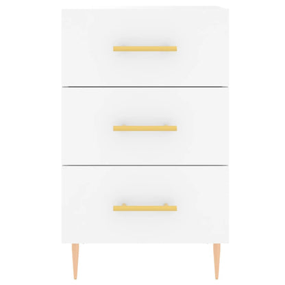 Nattbord Sengbord Hvit 40x40x66 cm
