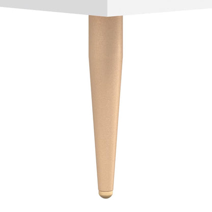 Nattbord Sengbord Hvit 40x40x66 cm