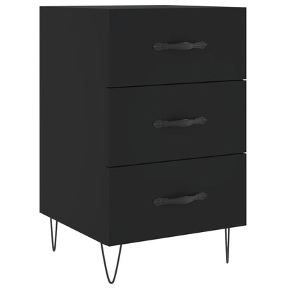 Nattbord Sengbord Svart 40x40x66 cm