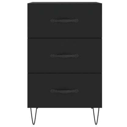 Nattbord Sengbord Svart 40x40x66 cm