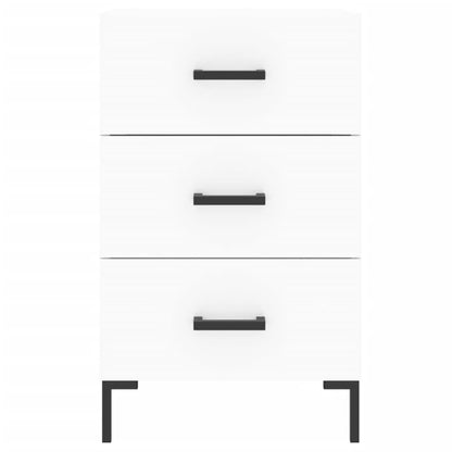 Nattbord Sengbord Hvit 40x40x66 cm