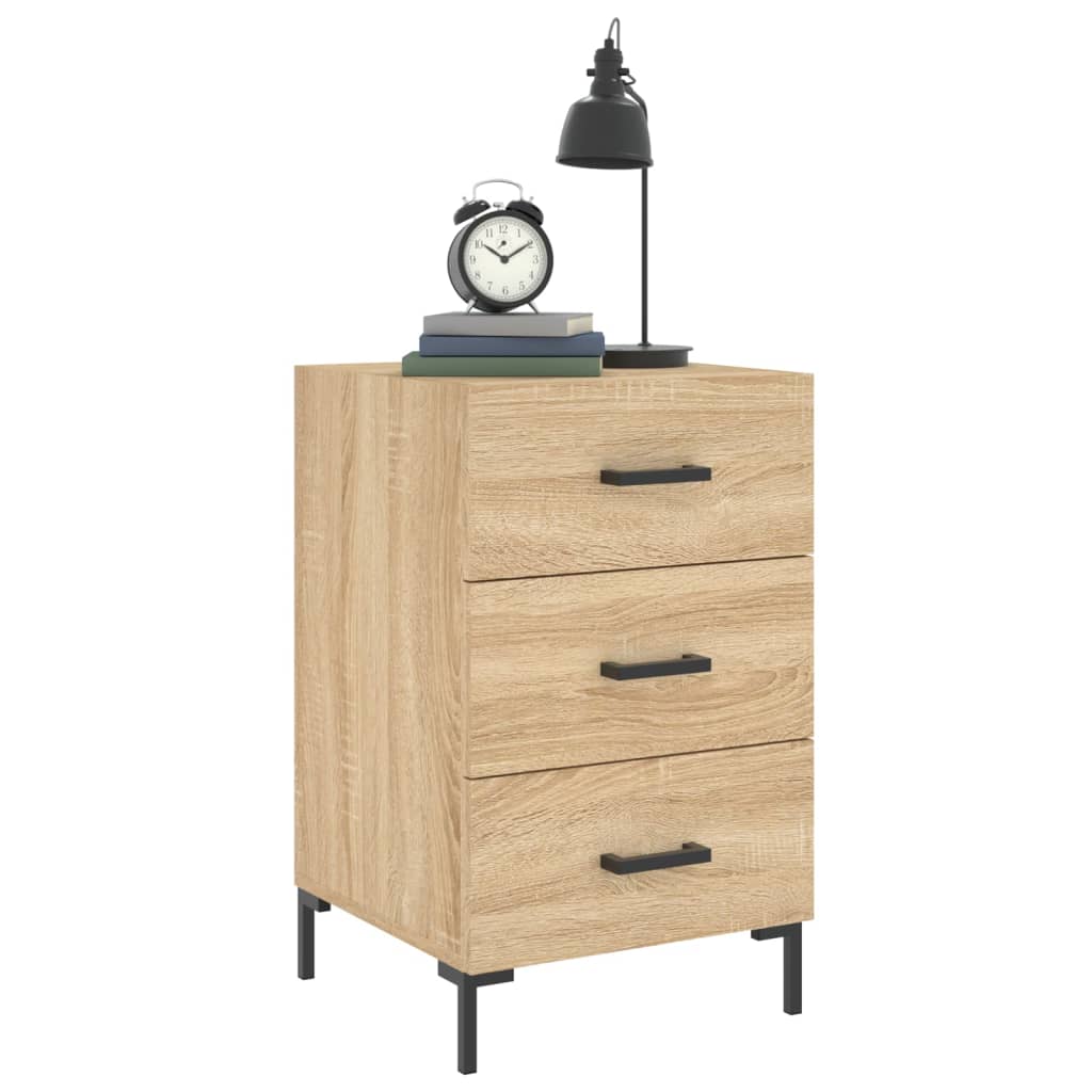 Nattbord Sengbord Sonoma Eik 40x40x66 cm