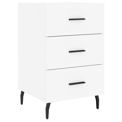 Nattbord Sengbord Hvit 40x40x66 cm