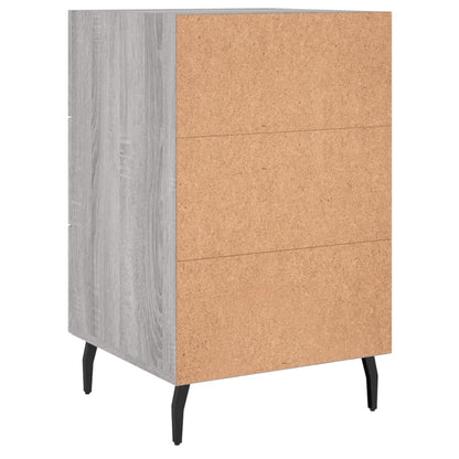 Nattbord Sengbord Sonoma Grå 40x40x66 cm