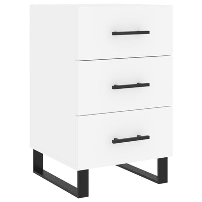 Nattbord Sengbord Hvit 40x40x66 cm