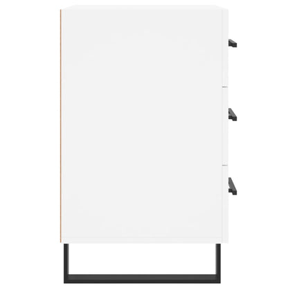 Nattbord Sengbord Hvit 40x40x66 cm