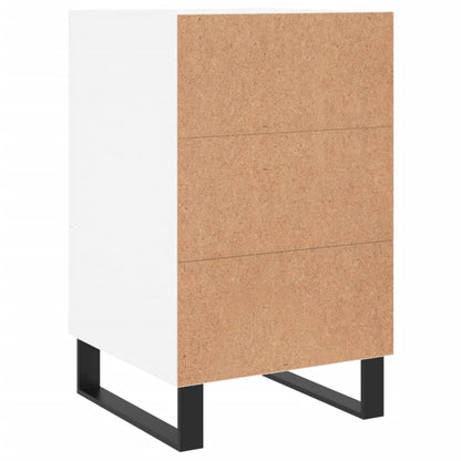 Nattbord Sengbord Hvit 40x40x66 cm