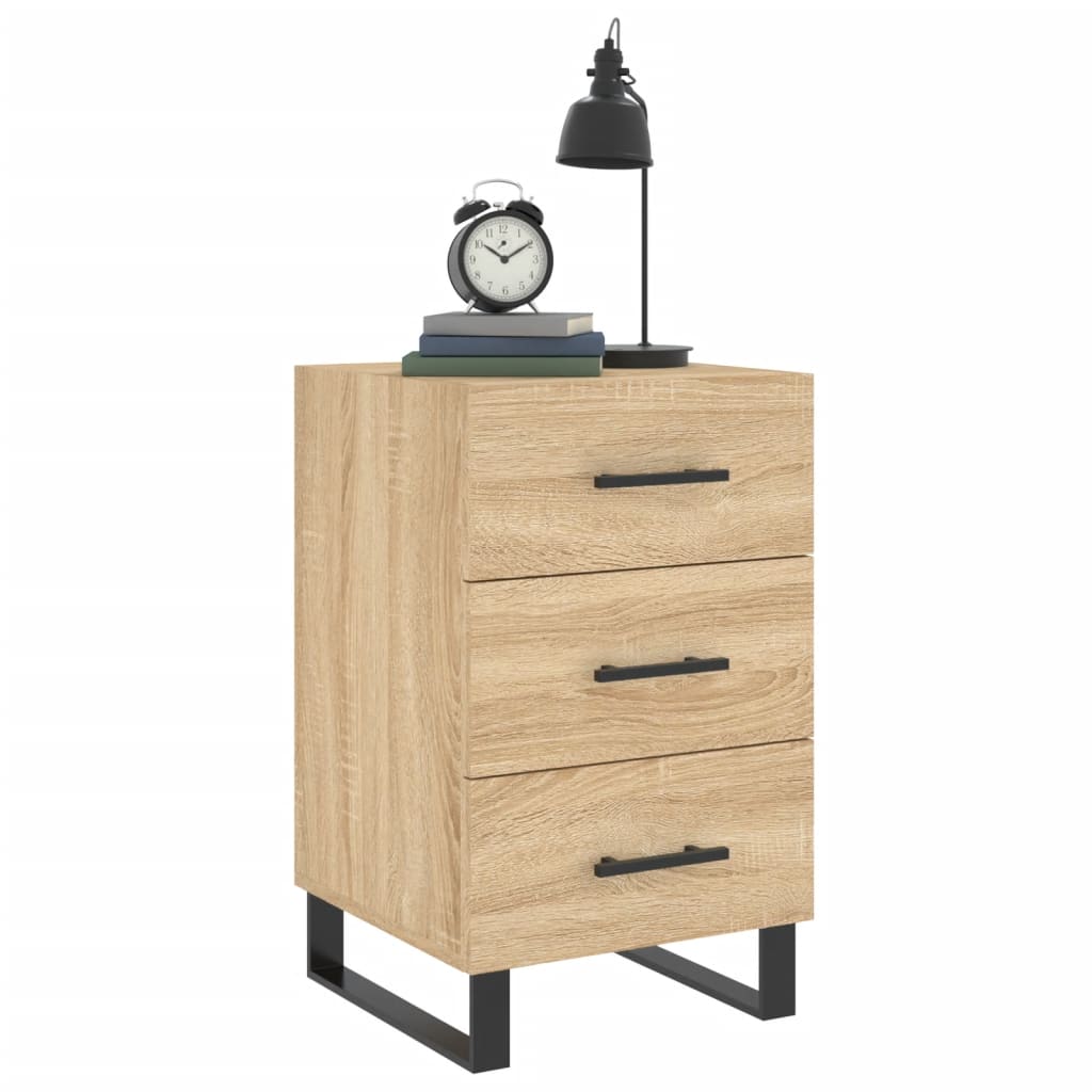 Nattbord Sengbord Sonoma Eik 40x40x66 cm