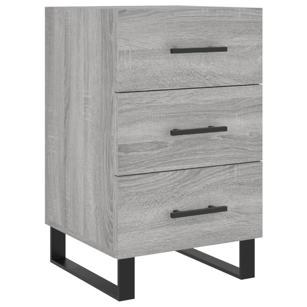 Nattbord Sengbord Sonoma Grå 40x40x66 cm