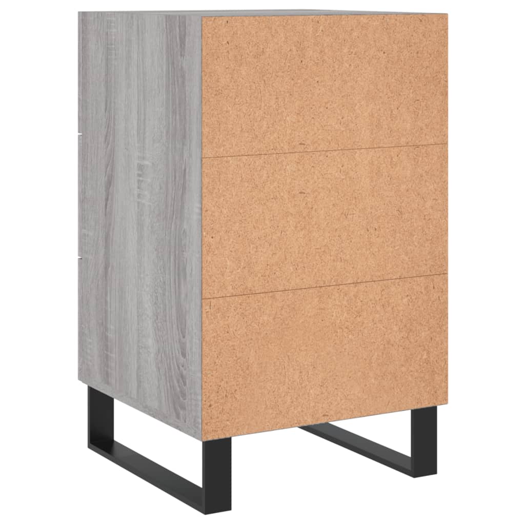 Nattbord Sengbord Sonoma Grå 40x40x66 cm