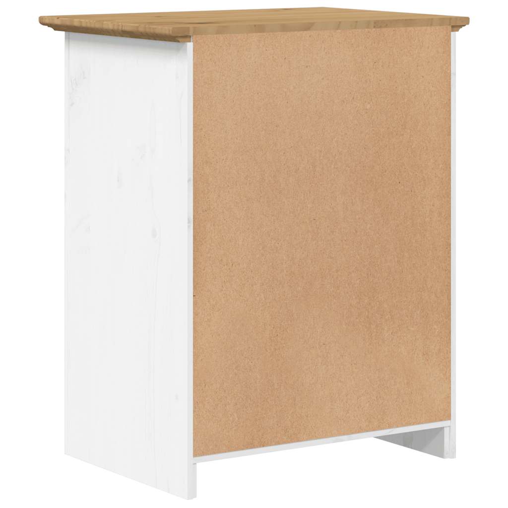 Nattbord Sengbord Brun BODO 53x38,5x67 cm heltre furu