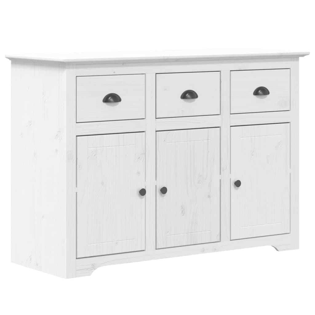 Skjenk Hvit BODO 115,5x44x80 cm heltre furu