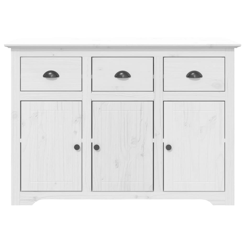 Skjenk Hvit BODO 115,5x44x80 cm heltre furu
