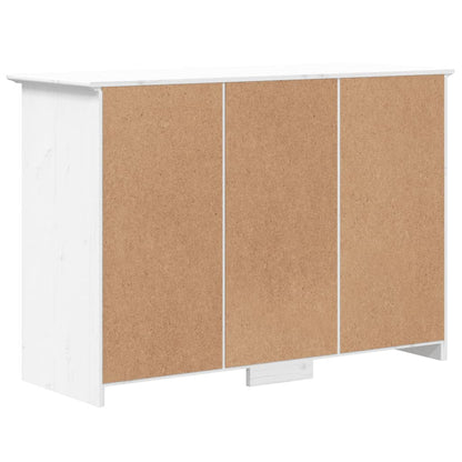 Skjenk Hvit BODO 115,5x44x80 cm heltre furu
