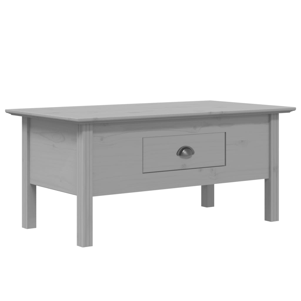 Salongbord Sofabord Grå BODO 100x55x46 cm heltre furu