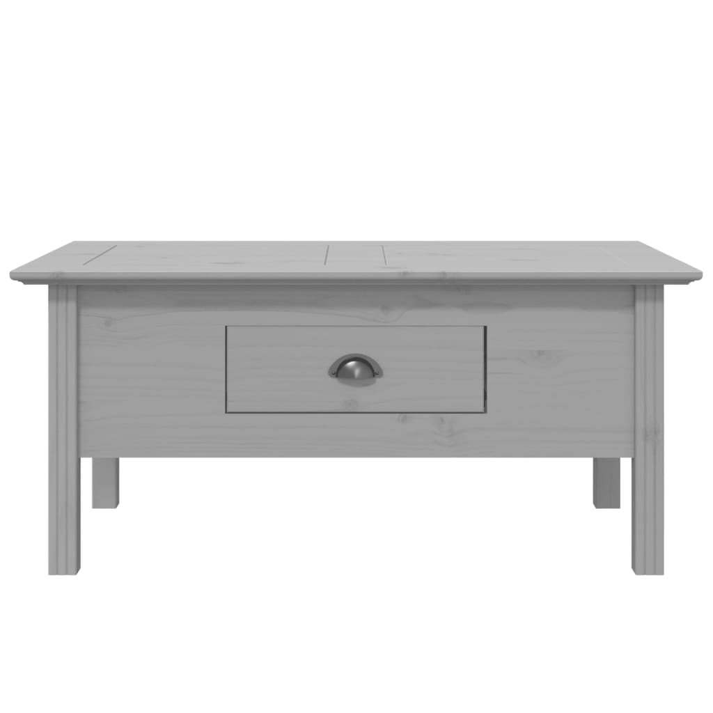 Salongbord Sofabord Grå BODO 100x55x46 cm heltre furu