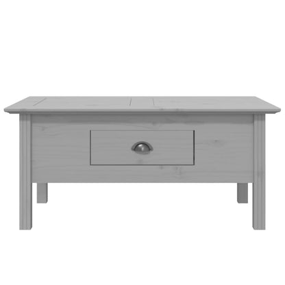Salongbord Sofabord Grå BODO 100x55x46 cm heltre furu