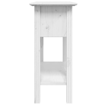 Avlastningsbord konsollbord Hvit BODO 91x35x74 cm heltre furu
