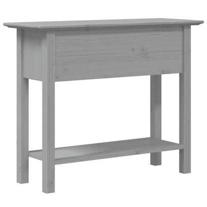 Avlastningsbord konsollbord Grå BODO 91x35x74 cm heltre furu