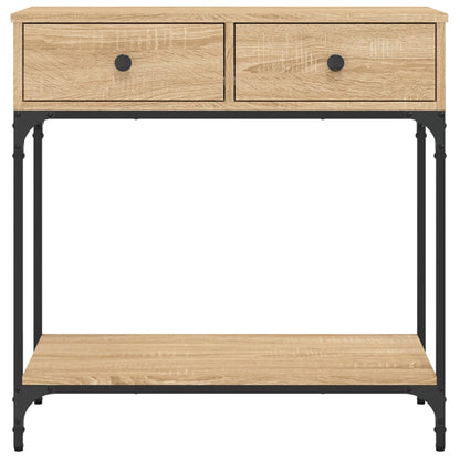 Avlastningsbord Konsollbord Sonoma Eik 75x34,5x75 cm