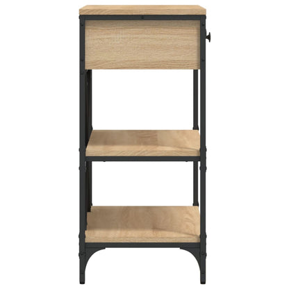 Avlastningsbord Konsollbord Sonoma Eik 75x34,5x75 cm