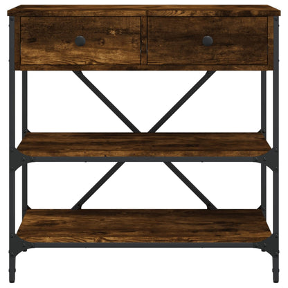 Avlastningsbord Konsollbord Sonoma Eik 75x34,5x75 cm