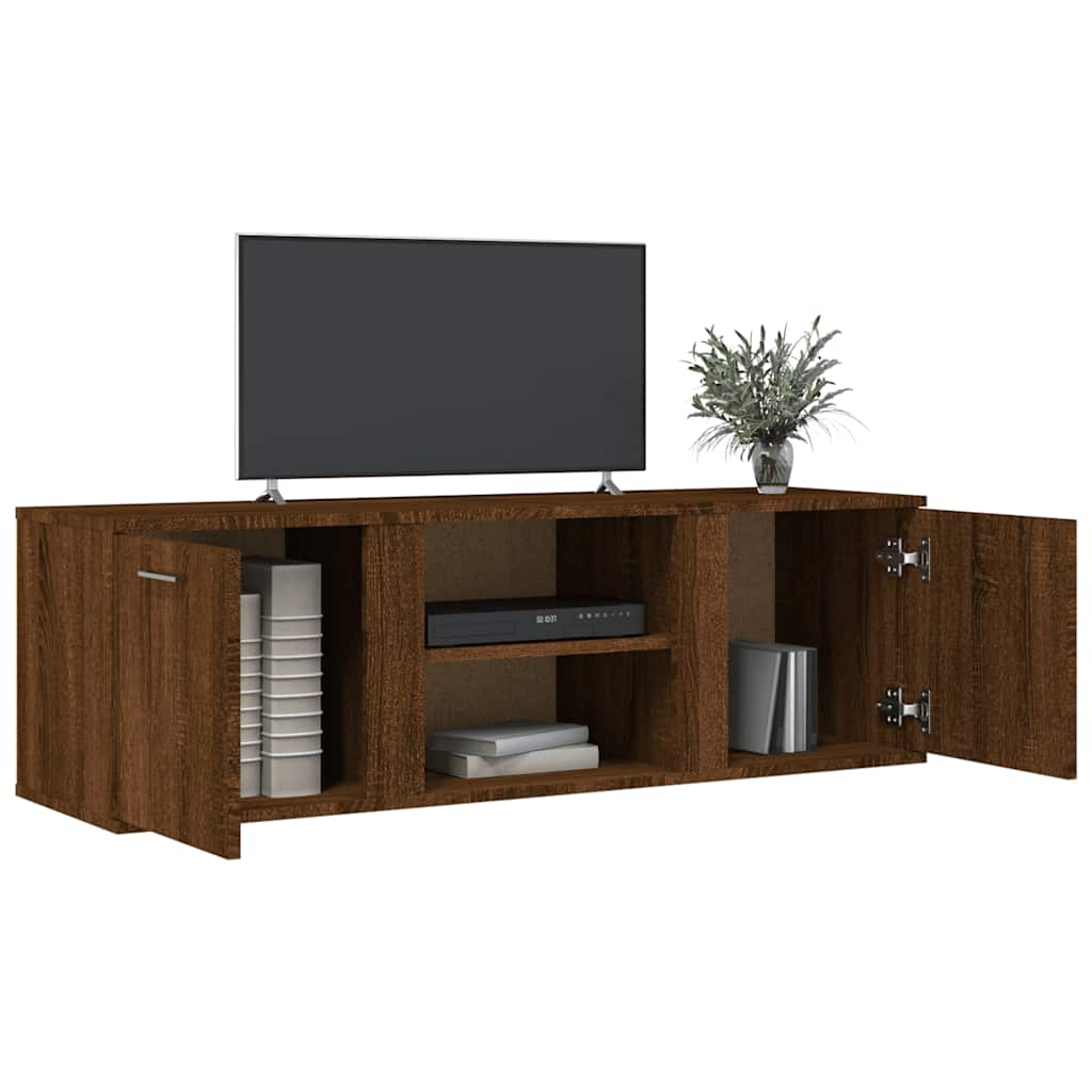 TV-Møbel Brun Eik TV-benk 120x34x37 cm