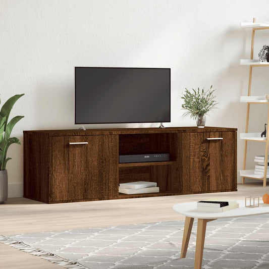 TV-Møbel Brun Eik TV-benk 120x34x37 cm