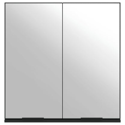 Baderomsspeil Svart 64x20x67 cm