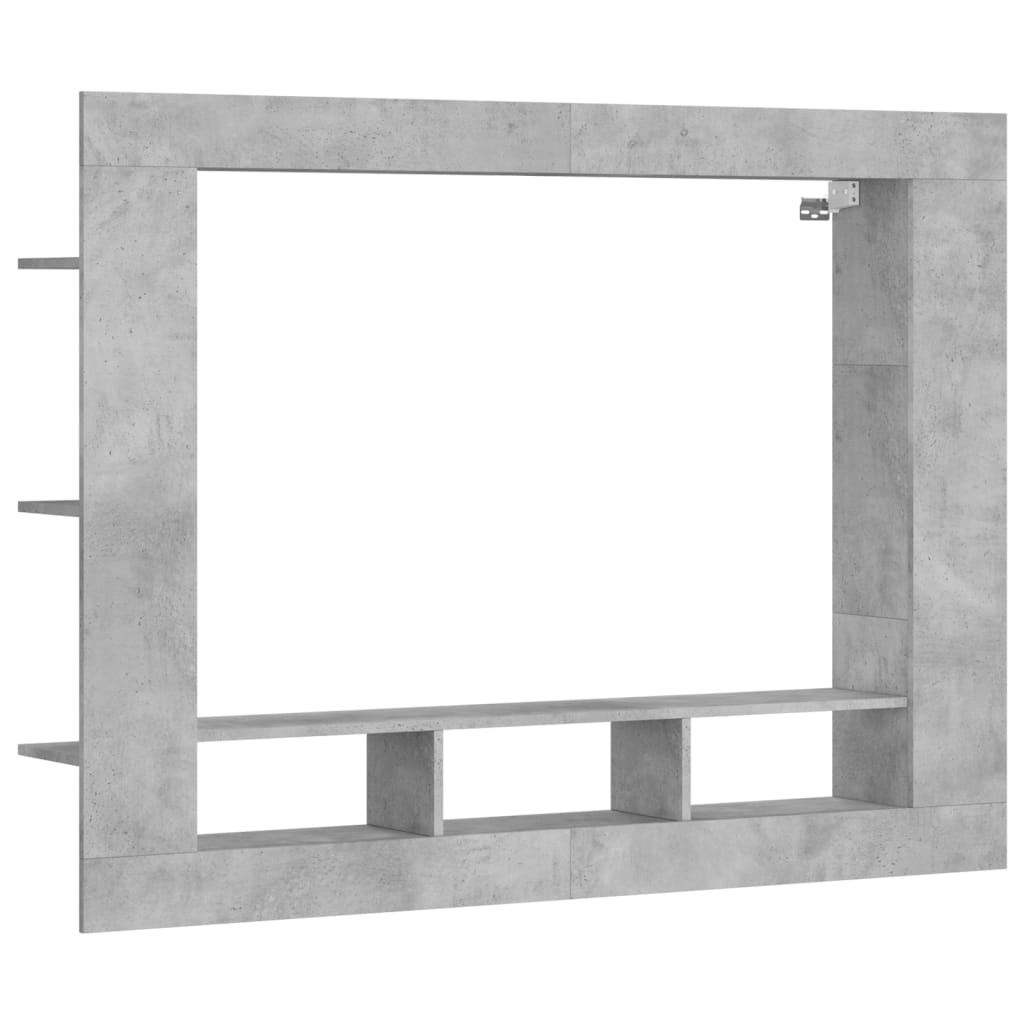 TV-Møbel Betonggrå TV-benk 152x22x113 cm