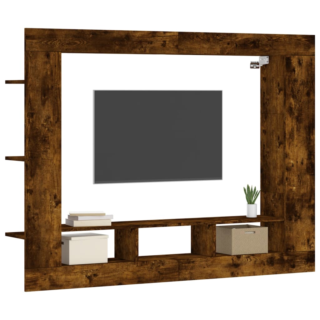TV-Møbel Røkt EikTV-benk 152x22x113 cm