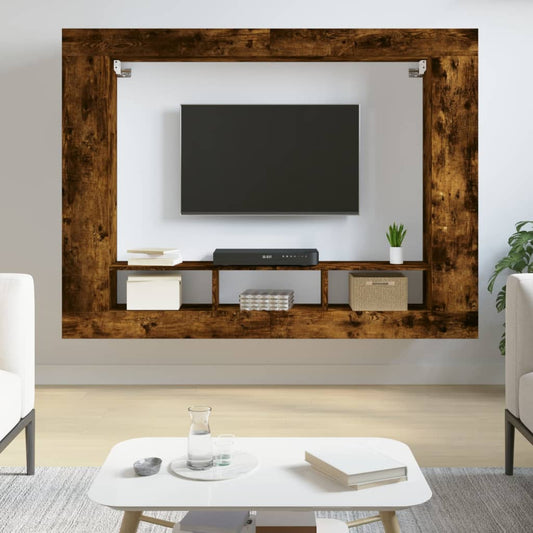 TV-Møbel Røkt EikTV-benk 152x22x113 cm