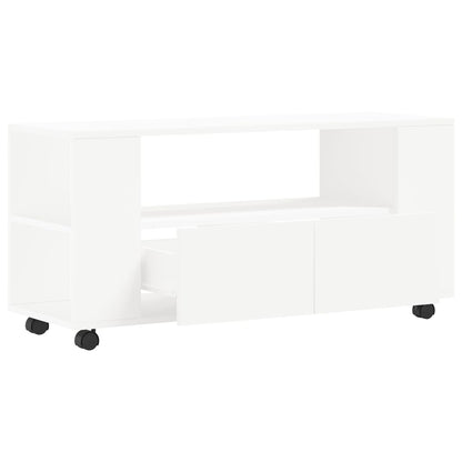 TV-Møbel Hvit TV-benk 102x34,5x43 cm