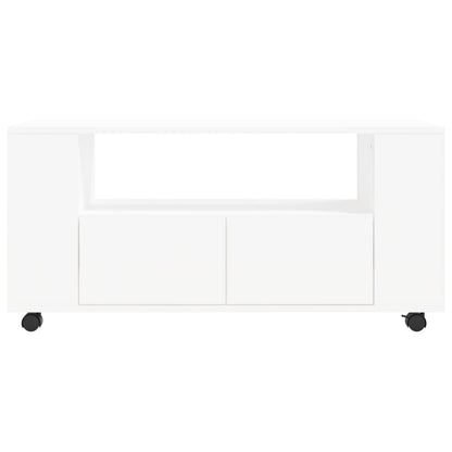 TV-Møbel Hvit TV-benk 102x34,5x43 cm