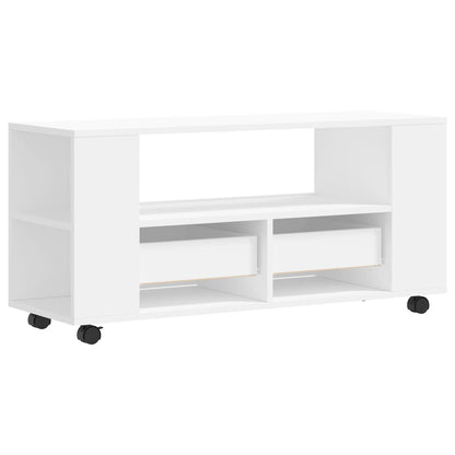 TV-Møbel Hvit TV-benk 102x34,5x43 cm