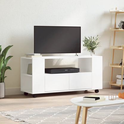 TV-Møbel Hvit TV-benk 102x34,5x43 cm