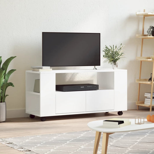 TV-Møbel Hvit TV-benk 102x34,5x43 cm