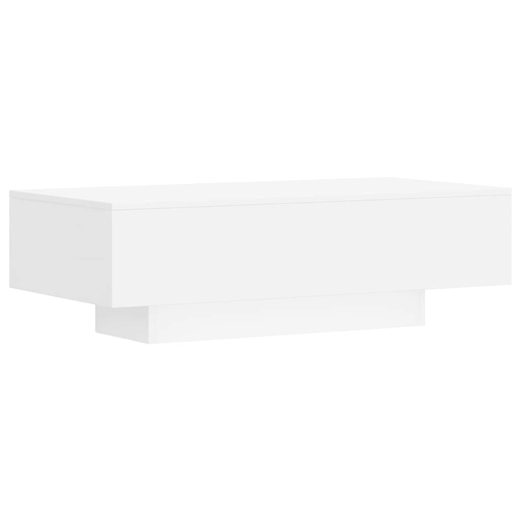 Salongbord Sofabord Hvit 100x49,5x31 cm