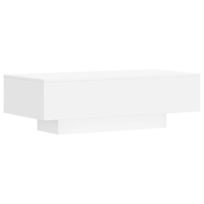 Salongbord Sofabord Hvit 100x49,5x31 cm