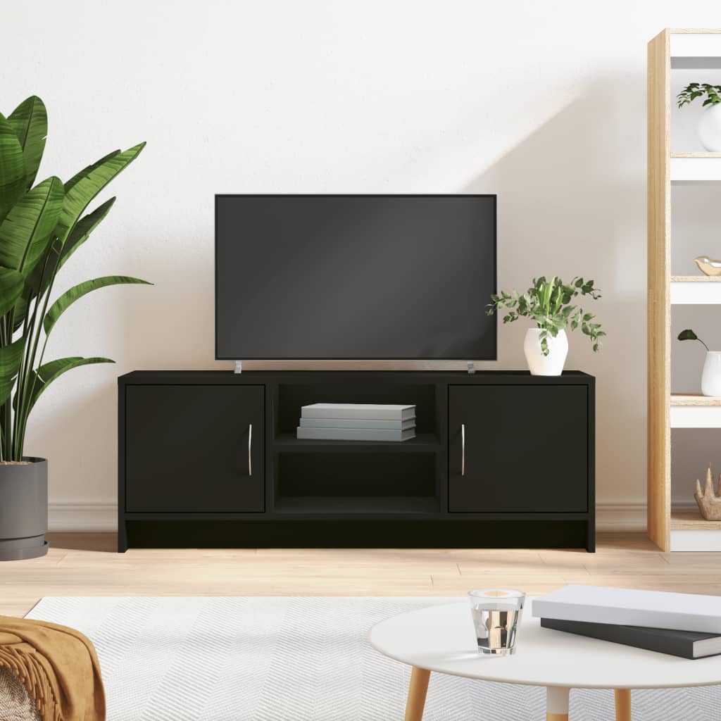 TV-Møbel Svart Tv-benk 102x30x37,5 cm