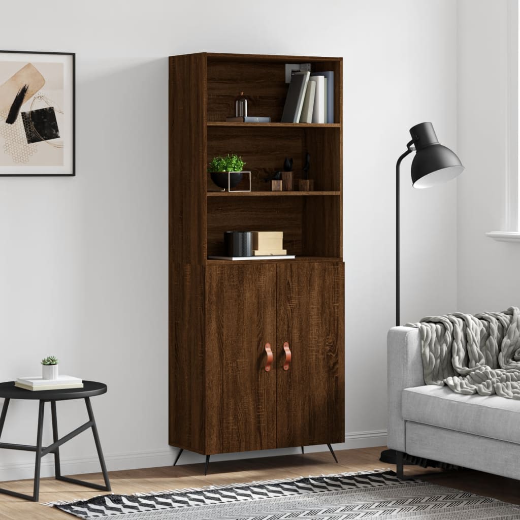 Skap Brun Eik 69,5x34x180 cm