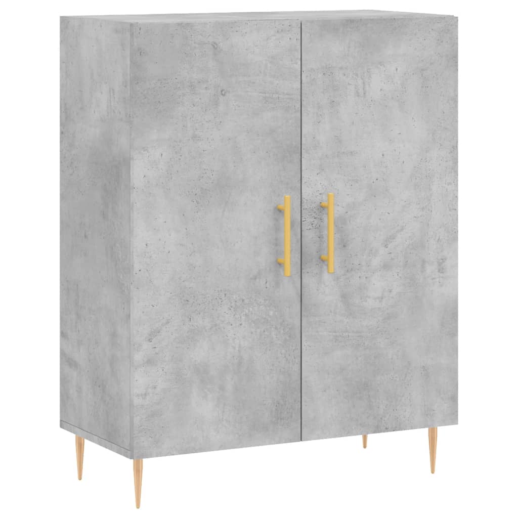Skap Betonggrå 69,5x34x180 cm