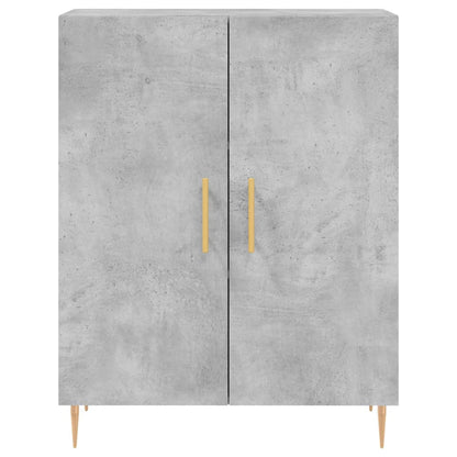 Skap Betonggrå 69,5x34x180 cm