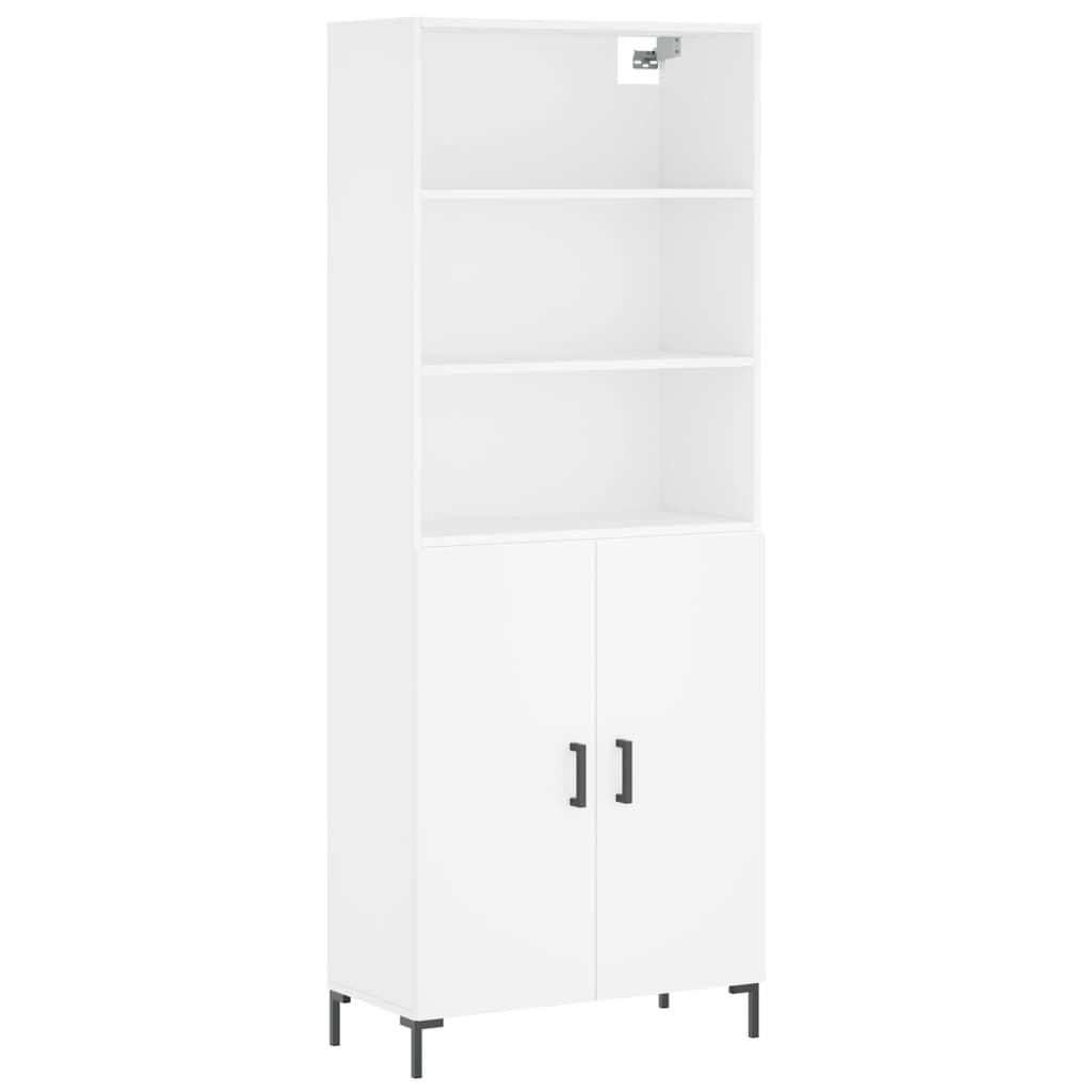 Skap Hvit 69,5x34x180 cm