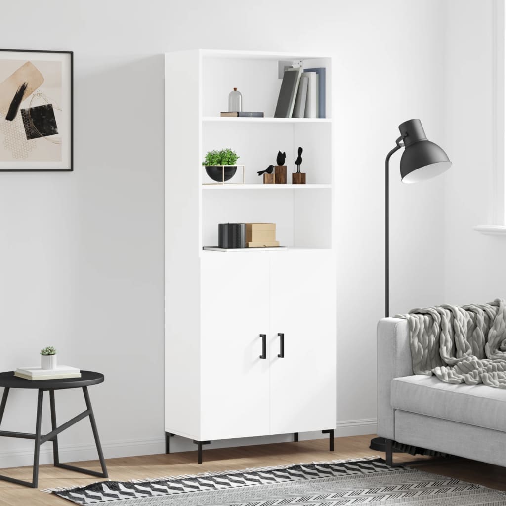 Skap Hvit 69,5x34x180 cm