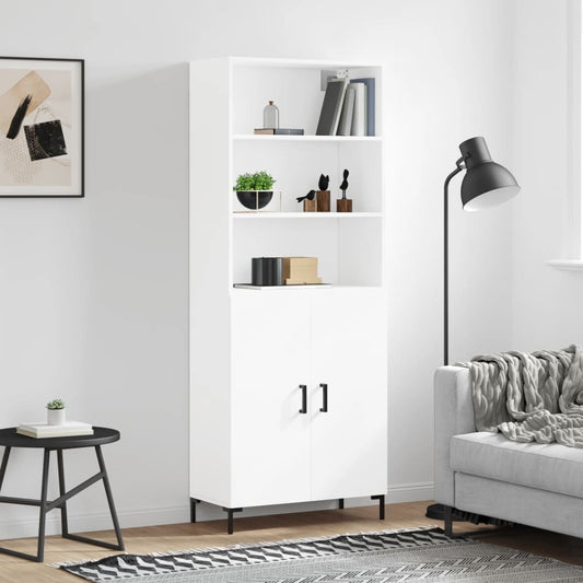 Skap Hvit 69,5x34x180 cm