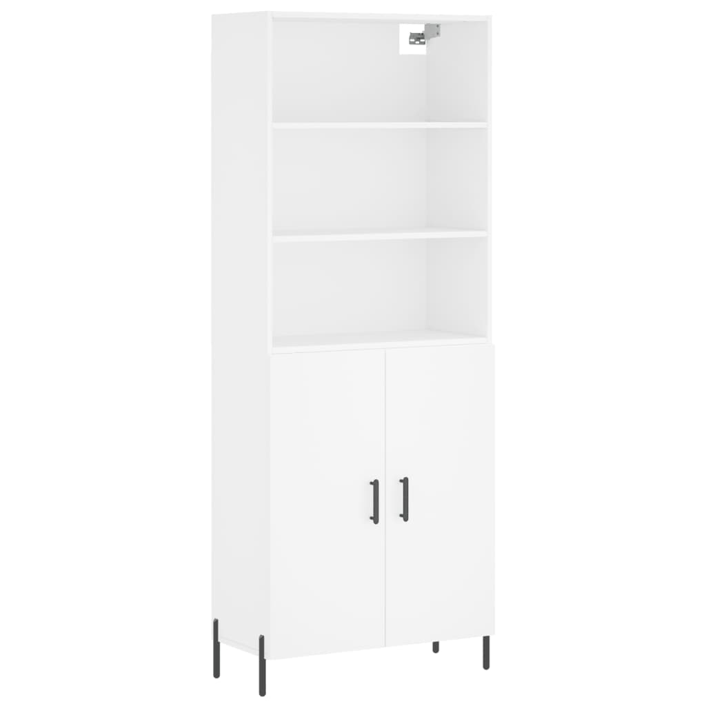 Skap Hvit 69,5x34x180 cm