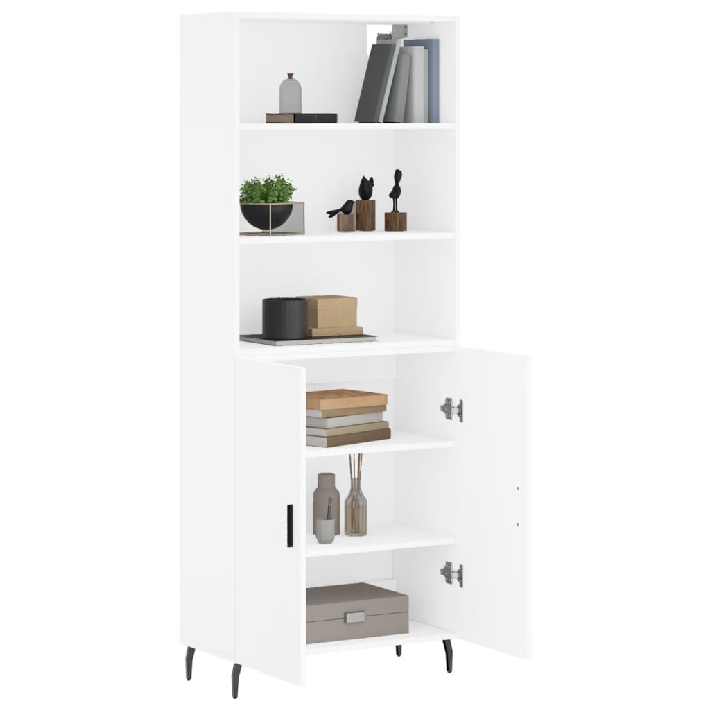 Skap Hvit 69,5x34x180 cm