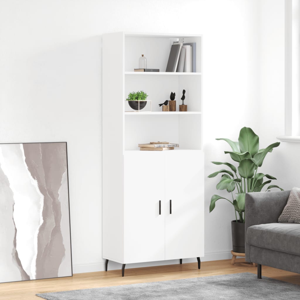 Skap Hvit 69,5x34x180 cm