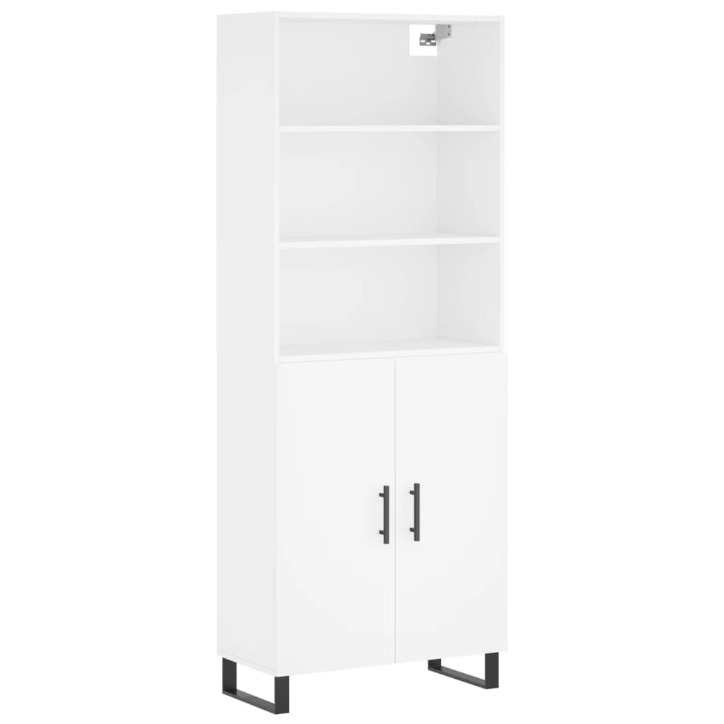 Skap Hvit 69,5x34x180 cm